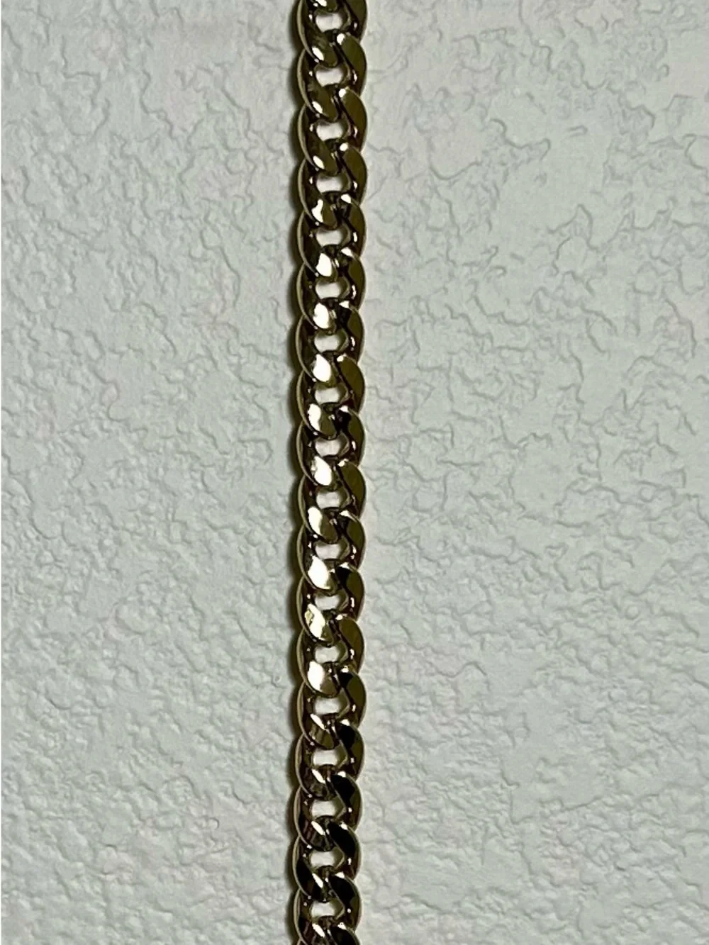 NWT Elie Tahari Gold Metallic Leather Chain Belt Made in Italy Small